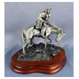 Chilmark "Along The Cherokee Trace" Limited Edition Fine Pewter Sculpture, 161/2,500, By Michael Boy