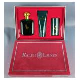 Ralph Lauren Polo Gift Set Including Spray, Aftershave Balm And Deodorant, In Original Box
