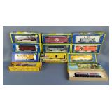HO Train Cars Including Revell Freight Cars, A.H.M. Box Cars And More, All In Original Boxes, Total 