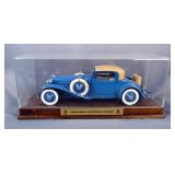 The Danbury Mint Die Cast 1929 Cord L-29 Special Coupe Replica, In Display Case 