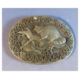 Award Design Medals Brass Racoon Belt Buckle