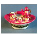 Trinket Box Miniature Tea Set 