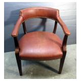 Club Style Upholstered Chair, 30.5" x 25" x 25" 
