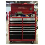 Craftsman Rolling 2 Piece Tool Chest With 18 Drawers 62" x 54" x 18"