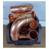 EPC Copper 90 Degree Couplings 2-1/4" OD, Qty Approx 10