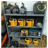 Metal Three Shelf Bookcase, 46" x 42" x 15"