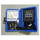 Cooper Temperature/Humidity Digital Instrument, Model SRH77A, In Hard Sided Carry Case