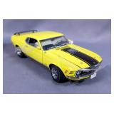 The Danbury Mint 1970 Ford Mustang Mach 1 Diecast Car, 1:24 Scale Model, In Box 