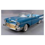 Danbury Mint Diecast Cars, All 1/24 Scale, Includes 1957 Chevrolet Bel Air, 1956 Ford Thunderbird Co