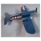 FMPM Diecast Airplanes Including F4U Corsair And Dauntless, Both In Display Case, With ERTL Diecast 