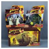 Hasbro Indiana Jones Raiders Of The Lost Ark Cargo Truck, Indiana Jones With Temple Trap Figure, And