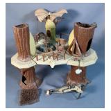 Kenner Star Wars Return Of The Jedi Ewok Village Playset, Kenner Ewok Combat Glider, And 1983 Star W