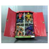 Hasbro Masters Of The Universe Collectors Case And Mattel Action Figures, Figures Include Battle Arm