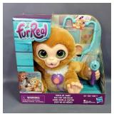Hasbro FurReal Chuck-Up Zandi Monkey, Makes Sounds, Tilts Head, And Closes Eyes, New In Box