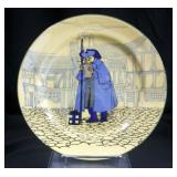 1910 Royal Doulton "The Night Watchman" Collector Plate D-3190, 10.5", Made in England