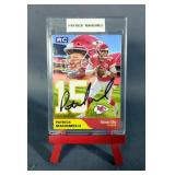 Patrick Mahomes Kansas City Chiefs Reprint Cards, Qty 4, Includes Autograph Collections, 2017 NFL Dr