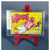 Patrick Mahomes Kansas City Chiefs Reprint Cards, Qty 5, Includes 2017 Rookie Gems Limited Edition G