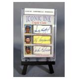 Iconic Ink Triple Cuts Hall Of Famer Facsimile Cards, Qty 5, Names Include Babe Ruth, Joe DiMaggio, 