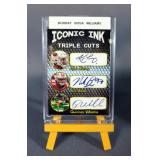 Iconic Ink Triple Cuts Facsimile Cards, Qty 4, Names Include Walter Payton, Jim Brown, Emmett Smith,