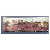Panoramic Print Of Kansas City Chiefs Super Bowl LIV Champions Celebration Parade In Downtown Kansas