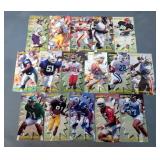 1994 Fleer NFL Game Day Rookie Standout Cards, Complete Set Of 16, Players Include Bryant Young, Sam