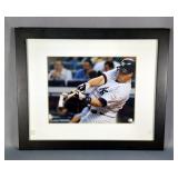 Mark Teixeira New York Yankees Autographed Photo, With Global Authentics COA Sticker, Framed And Mat