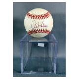 Al Kaline (HOF) Autographed Baseball, In Display Case 