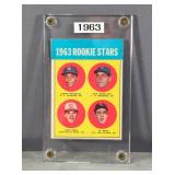 Topps 1963 Rookie Stars Baseball Card No. 537, Players Include Pedro Gonzalez, Ken McMullen, Pete Ro
