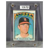 1972 Topps Baseball Cards, Includes Nolan Ryan (HOF) Los Angeles Angels No. 595 And Hank Aaron (HOF)