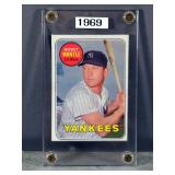 Mickey Mantle (HOF And MLB All-Century Team) New York Yankees 1969 Topps Baseball Card No. 500 