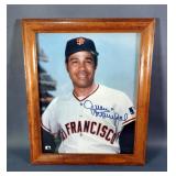 Juan Marichal (HOF) San Francisco Giants Autographed Framed Photo, 11.5" x 9.5" 