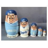 George Brett (HOF) Kansas City Royals Babooshkah Nesting Doll, Eric Hosmer Kansas City Royals Limite