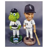 MLB And NBA Bobbleheads, Teams Include Cincinnati Reds, Chicago White Sox, And Chicago Bulls, Variou