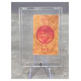 Babe Ruth (HOF And MLB All Century Team) New York Yankees 1927 W560 Hand Cut Joker Card, In Protecti