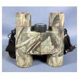 Bushnell Trophy 10x27 Camo Binoculars, With Crooked Horn Outfitters Bino-System Harness