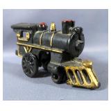 Cast Iron Train Cars Including Locomotive, Caboose and Coal Car