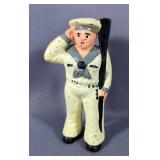 Cast Iron Sailor Still Bank 