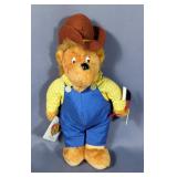Berenstain Bears Plush Dolls, And Kansas City Chiefs Wolf Mascot Plush Doll