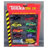 Tonka BIG 10 Series Diecast Adventure Vehicle Sets, Qty 3 