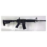 Bushmaster Carbon-15 .223/ 5.56mm Rifle SN# CRB049195, Adjustable Stock, Flip-Up Rear Peep Sight, Ny