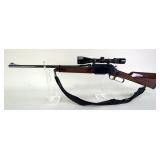 Japan/ Browning 81 BLR .243 Cal Lever Action Rifle SN# 07804NW227, Nikon 3-9x Scope, Nylon Sling
