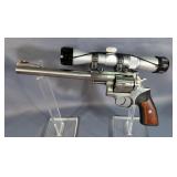 Ruger Super Redhawk .44 Mag 6-Shot Revolver SN# 550-38517, Hammers 2-7x32 Scope, In Shoulder Holster