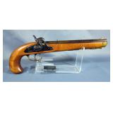 Kentucky Single Shot Black Powder Pistol SN# , Believed To Be .45 Cal, Replica 
