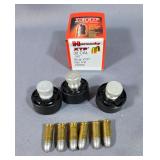 .32 S&W Ammo, Approx 6 Rds, Hornady XTP .32 Cal 85 gr Bullets, Approx Qty 100, And HKS 10 Speed Load