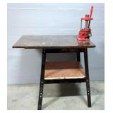 Lyman All-American Press Turret Mounted On Work Station 