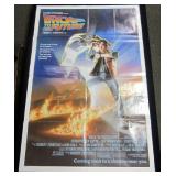 Original 1985 "Back To The Future" One Sheet Movie Poster, Folded