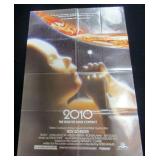 Original 1984 "2010" Space Odyssey One Sheet Movie Poster, Folded