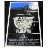 Original 1986 "PLATOON" One Sheet Movie Poster, Folded