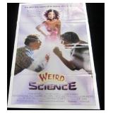 Original 1985 "Weird Science" One Sheet Movie Poster, Folded