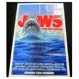 Original 1987 "JAWS: The Revenge" One Sheet Movie Poster, Advance, Folded